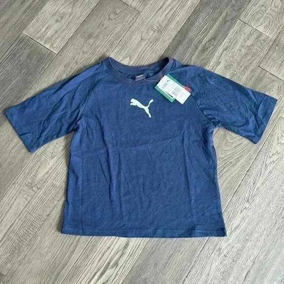🌸4/$30🌸✨🆕puma🆕✨ | Blue Puma t-shirt - Picture 1 of 8